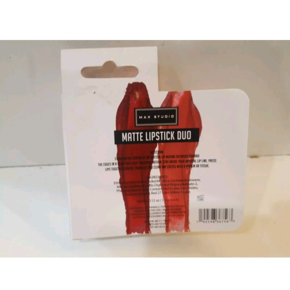 Max Studio Professional Matte Lipstick Duo - Picture 2 of 2